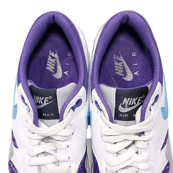 Nike Air Max 1 Silver\\ Varsity Purple 8W
